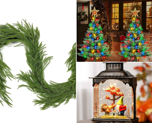 Christmas Decorations🎁🎄❄️ cover photo collage