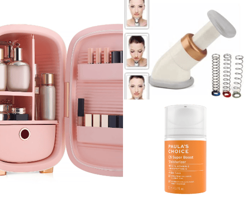 Skincare essentials cover photo collage