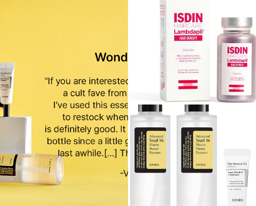 Skin Care for Youthful glow cover photo collage