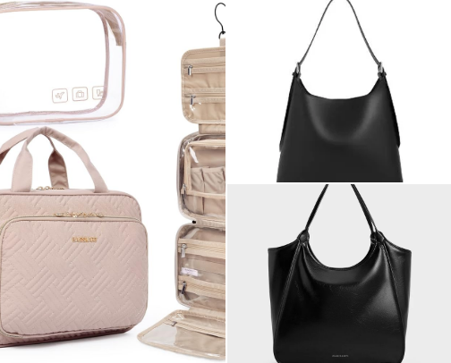 Elegant & Trendy Women's and Men's Bags cover photo collage