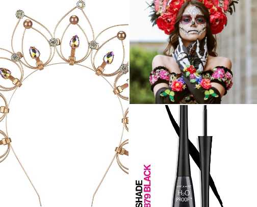 Makeup and more to achieve an authentic Catrina look! - Mexican girl *Approved* cover photo collage