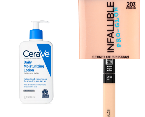 Drugstore Makeup Routine 💖 cover photo collage