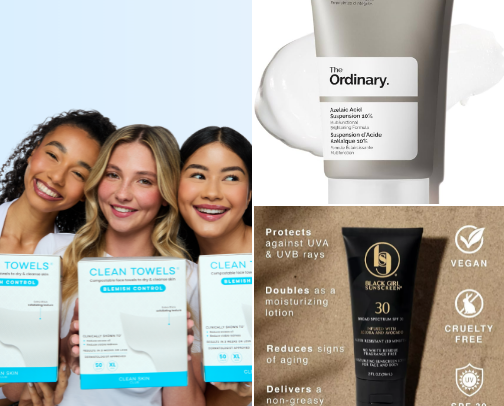 My Essential Skincare Must-Haves🧴🧖🏾‍♀️ cover photo collage