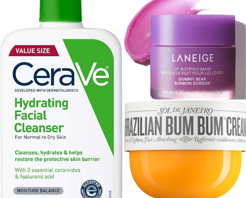 Everything you need for a "Clean Girl" aesthetic this spring cover photo collage