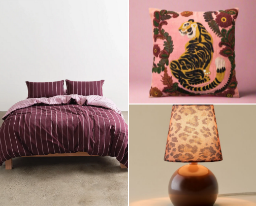 pinterest inspired bedroom decor 💫🐆🍒 cover photo collage