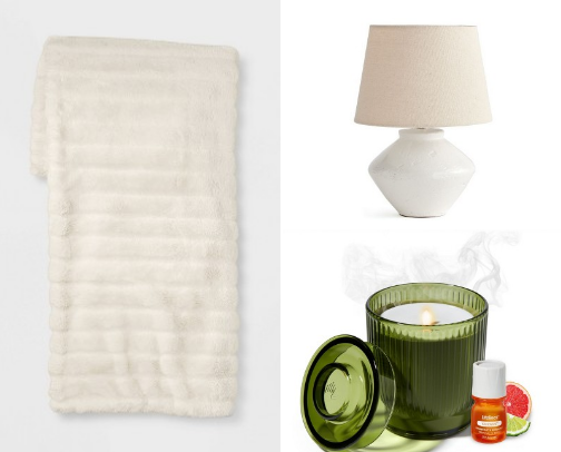 my cozy home must haves (things i actually use) cover photo collage