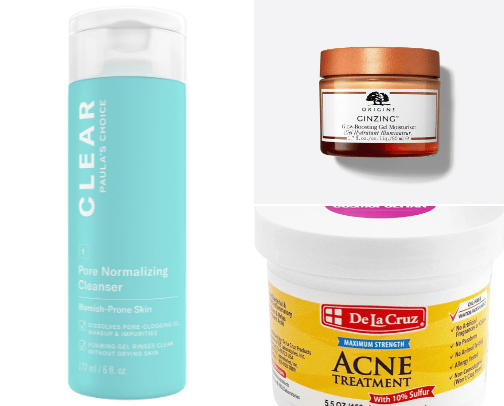 Skincare cover photo collage