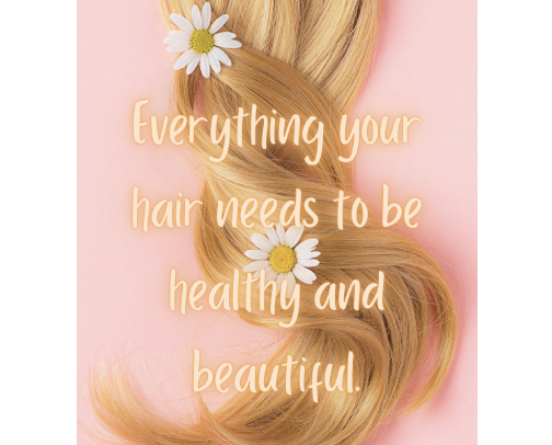 Healthy Hair & Styling ✨ cover photo collage