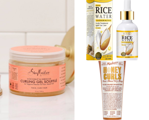 Fav curly hair products cover photo collage