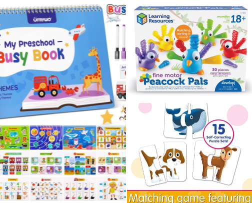 Toddler Busy Bag cover photo collage