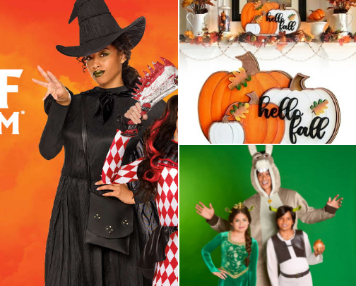 Halloween decor cover photo collage