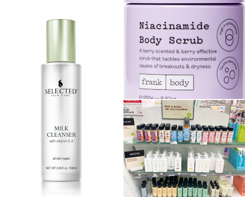 Body care finds cover photo collage