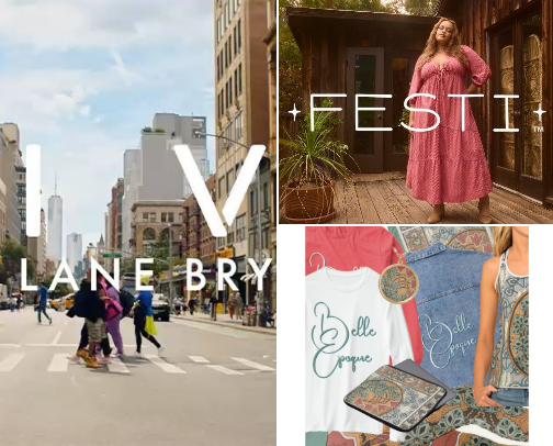 Cozy clothing, sleepwear and intimates in plus sizes from Lane Bryant, Torrid and Zazzle. cover photo collage