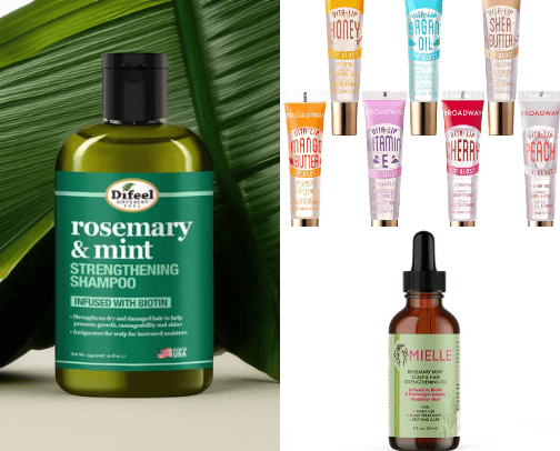 hair/"beauty" store haul cover photo collage