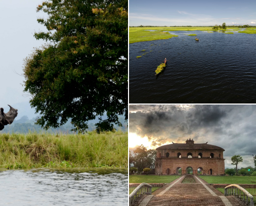 Historical Places to Visit in Assam cover photo collage