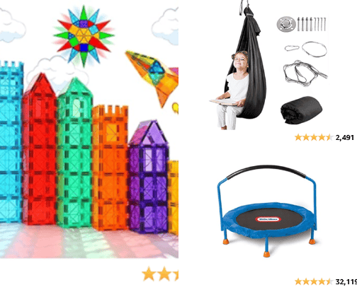 Sensory Products for Children cover photo collage