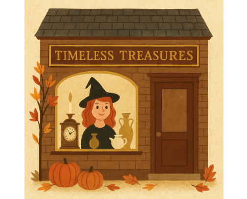 Witch City: Timeless Treasures cover photo collage