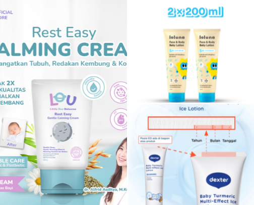 Skincare for Baby and Kids cover photo collage