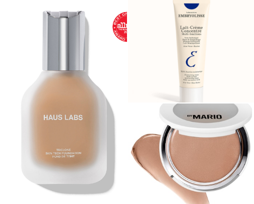 Dry Skin Makeup Products HIGH END cover photo collage