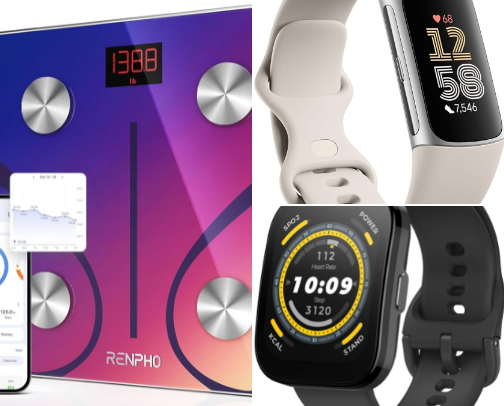 The Dadbod’s Guide to Fitness Tech, Gadgets to Make You Look Like You’re Trying cover photo collage
