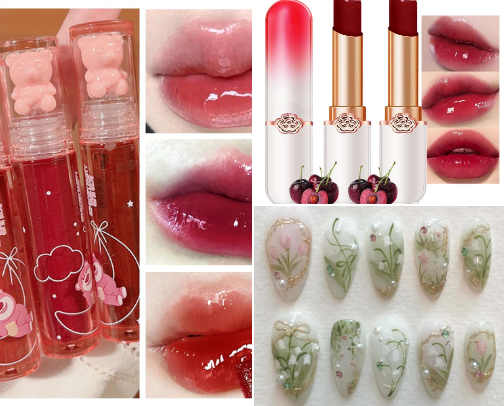 🌷 Low-Cost, High-Cute Amazon Makeup I Wish I found Sooner 🍵 cover photo collage