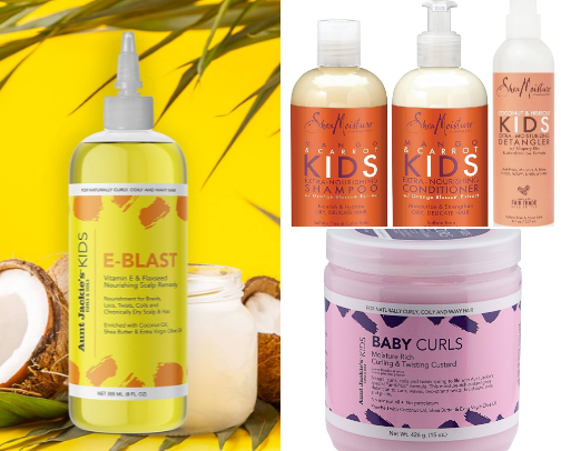 Haircare for curly/coily babies 👶🏽👶🏾👶🏿 cover photo collage