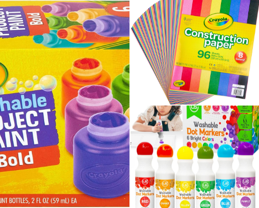 Our Go-To Toddler Craft Supplies ✏️ 🎨 cover photo collage