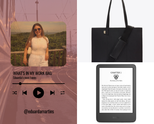 What’s in my Work Bag cover photo collage