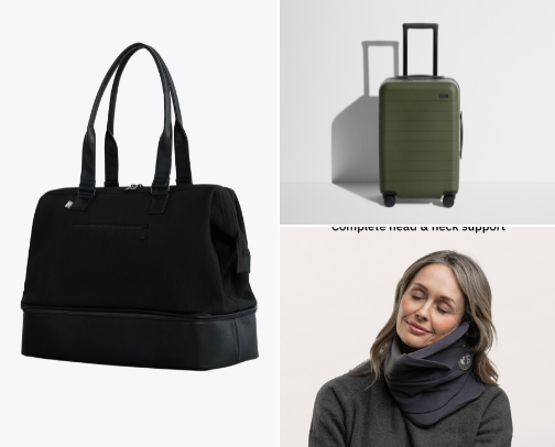 Travel essentials cover photo collage