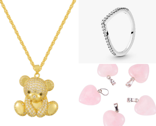 silver accessories cover photo collage