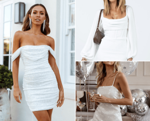 Bridal outfits cover photo collage