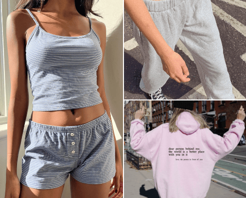 fav comfy clothes cover photo collage
