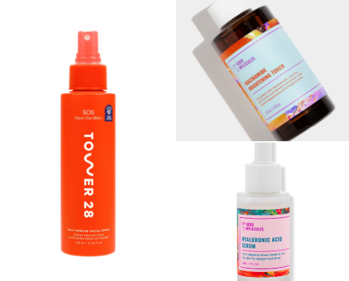 my favorite everyday skincare cover photo collage