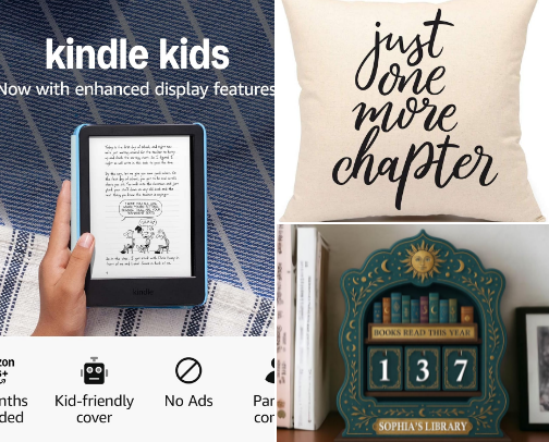 Books, Blankets, and Bliss: A Reading Comfort List cover photo collage