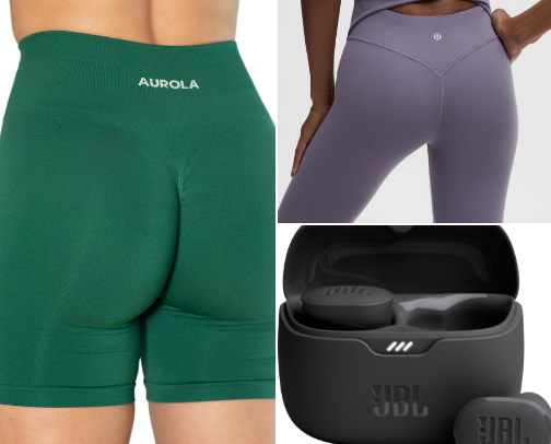 Gym girly must haves 🏋️‍♀️✨ cover photo collage