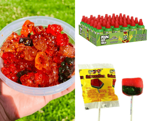 Mexican candy & snacks cover photo collage