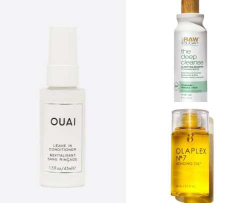 Hair care Essentials 🤍 cover photo collage