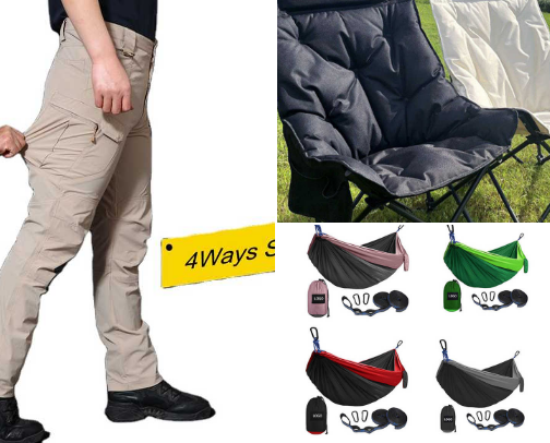 "Essential Hiking Gear & Accessories Guide" cover photo collage
