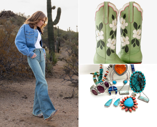 Western Fashion Inspiration cover photo collage