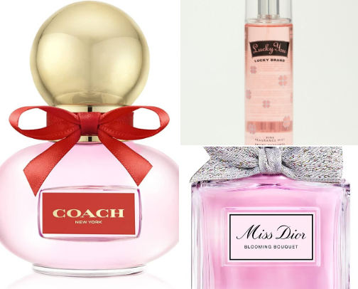 Wonderful smelling perfumes cover photo collage