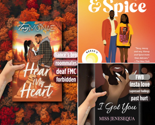 books that feel like cocoa butter & hot apple cider🍁🍎 cover photo collage