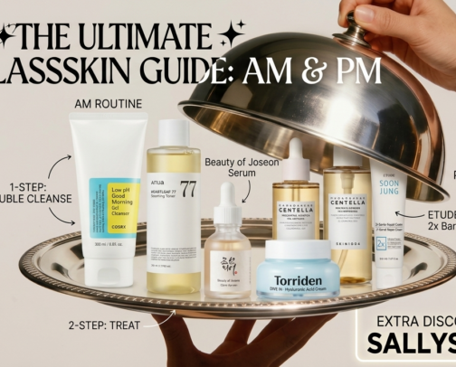 The Ultimate AM & PM Skincare Routine for Glowing Glass Skin cover photo collage