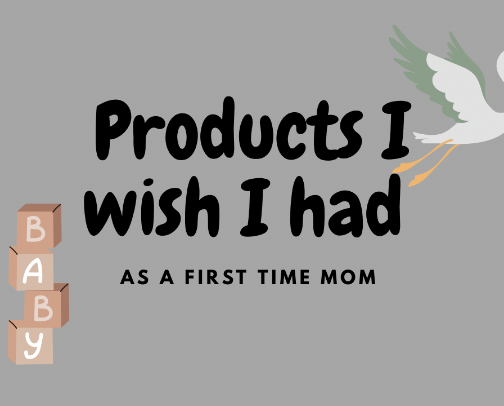 Products I wish I had as a first time mom 🤰💙💕 cover photo collage