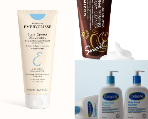 Skin care cover photo collage