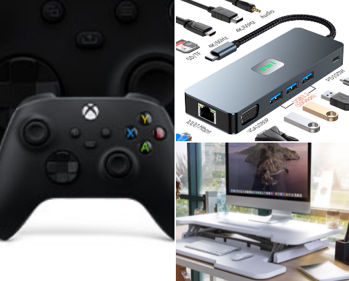 Desk Setup Essentials for Peak Daily Productivity cover photo collage