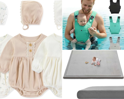 best baby product finds cover photo collage