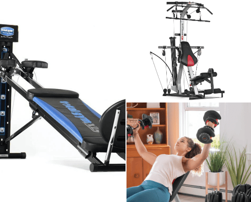 Home Fitness Equipment cover photo collage