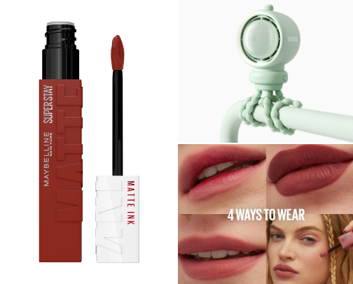 Beauty products cover photo collage