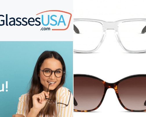 glassesUsa.com cover photo collage
