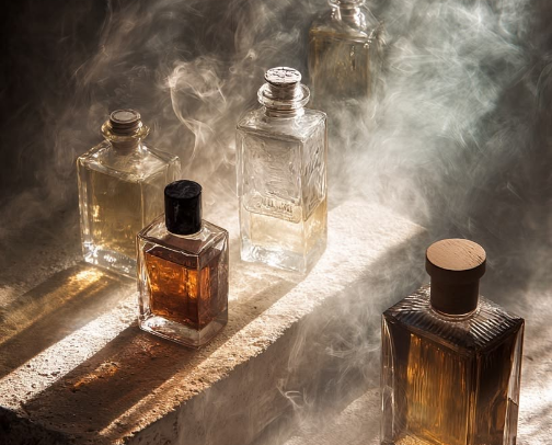 The Perfume Wardrobe cover photo collage